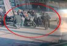 Kaza Sonucu Sıkışan Motosiklet Sürücüsü için Kurtarma Operasyonu kaza-sonucu-skan-motosiklet-srcs-iin-kurtarma-operasyonu