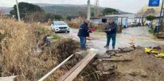Çanakkale’de sağanak yıkılan köprünün yapımı başladı. anakkalede-saanak-yklan-kprnn-yapm-balad
