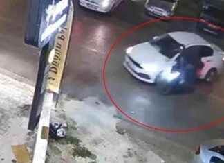 Bursa’da Otomobil ve Motosiklet Kaza Anı Kaydedildi bursada-otomobil-ve-motosiklet-kaza-an-kaydedildi